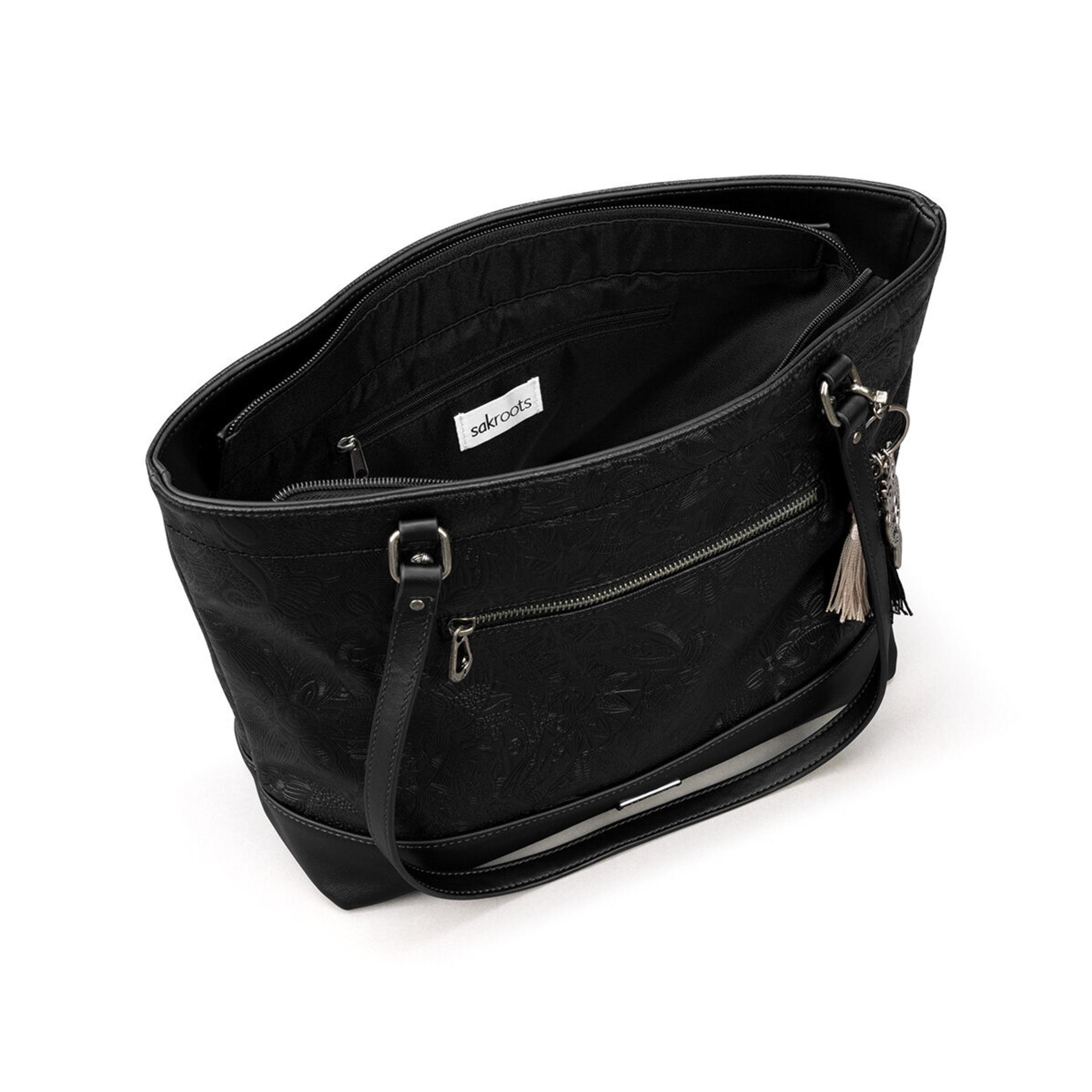 Sakroots Arcadia Metro Tote - Vegan Leather - Black