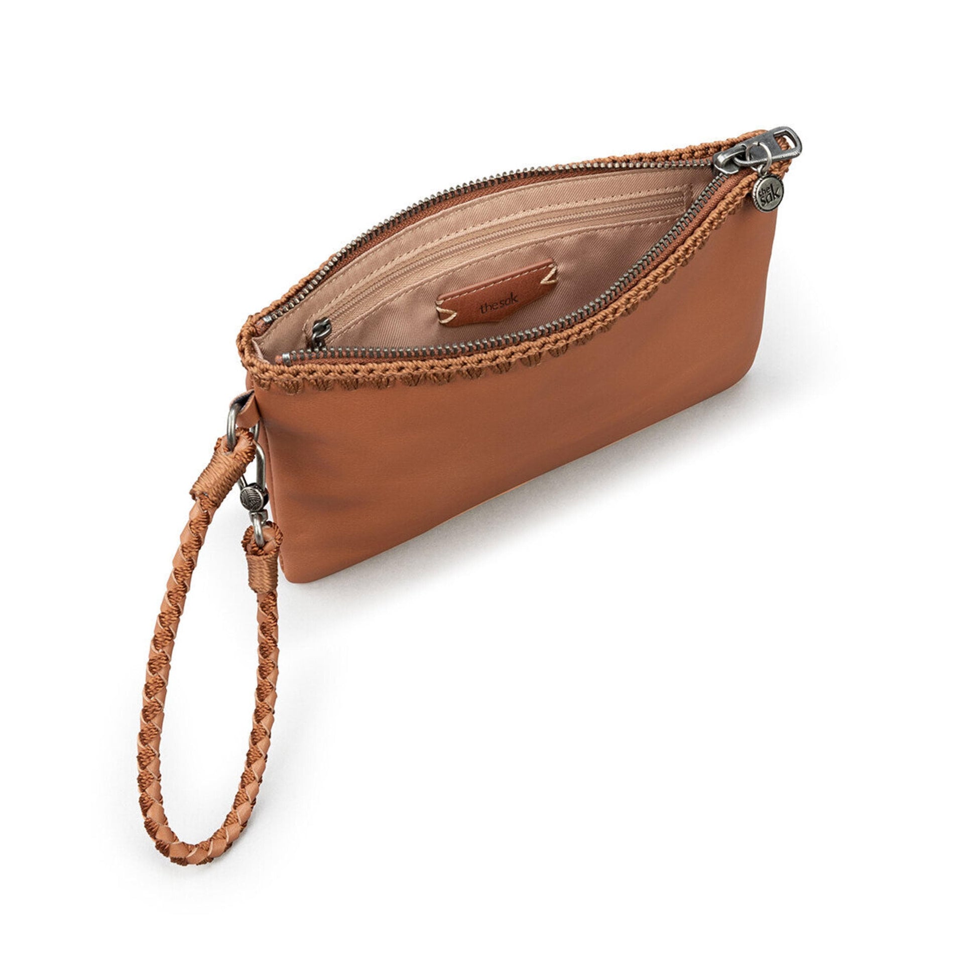 The Sak Vita Wristlet Leather - |Tobacco|