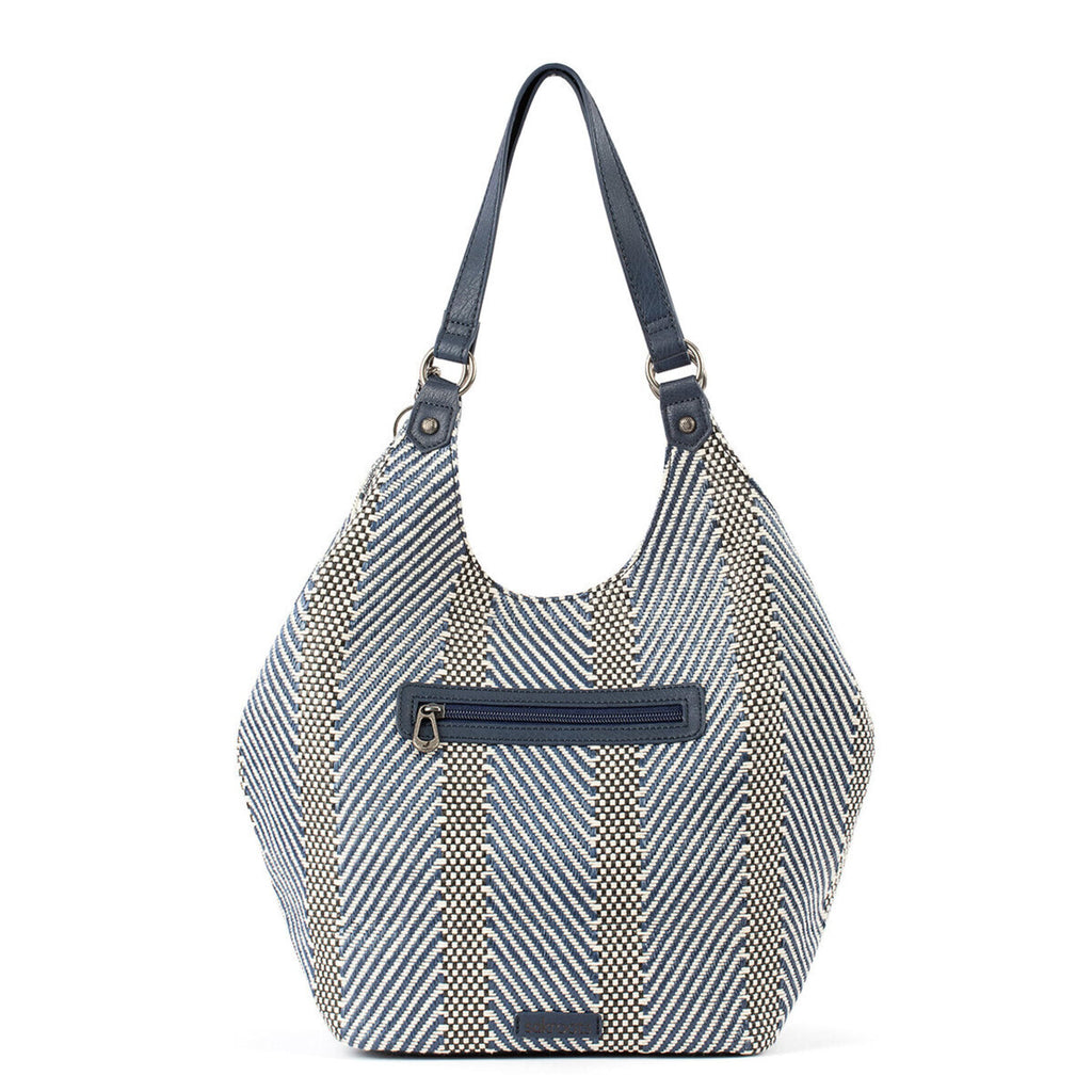 Sakroots Roma Shopper - Straw - Navy Spirit Desert Woven