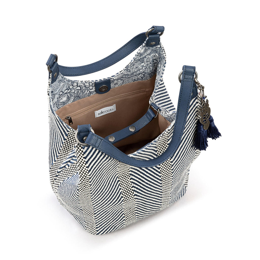 Sakroots Roma Shopper - Straw - Navy Spirit Desert Woven