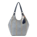 Sakroots Roma Shopper - Straw - Navy Spirit Desert Woven
