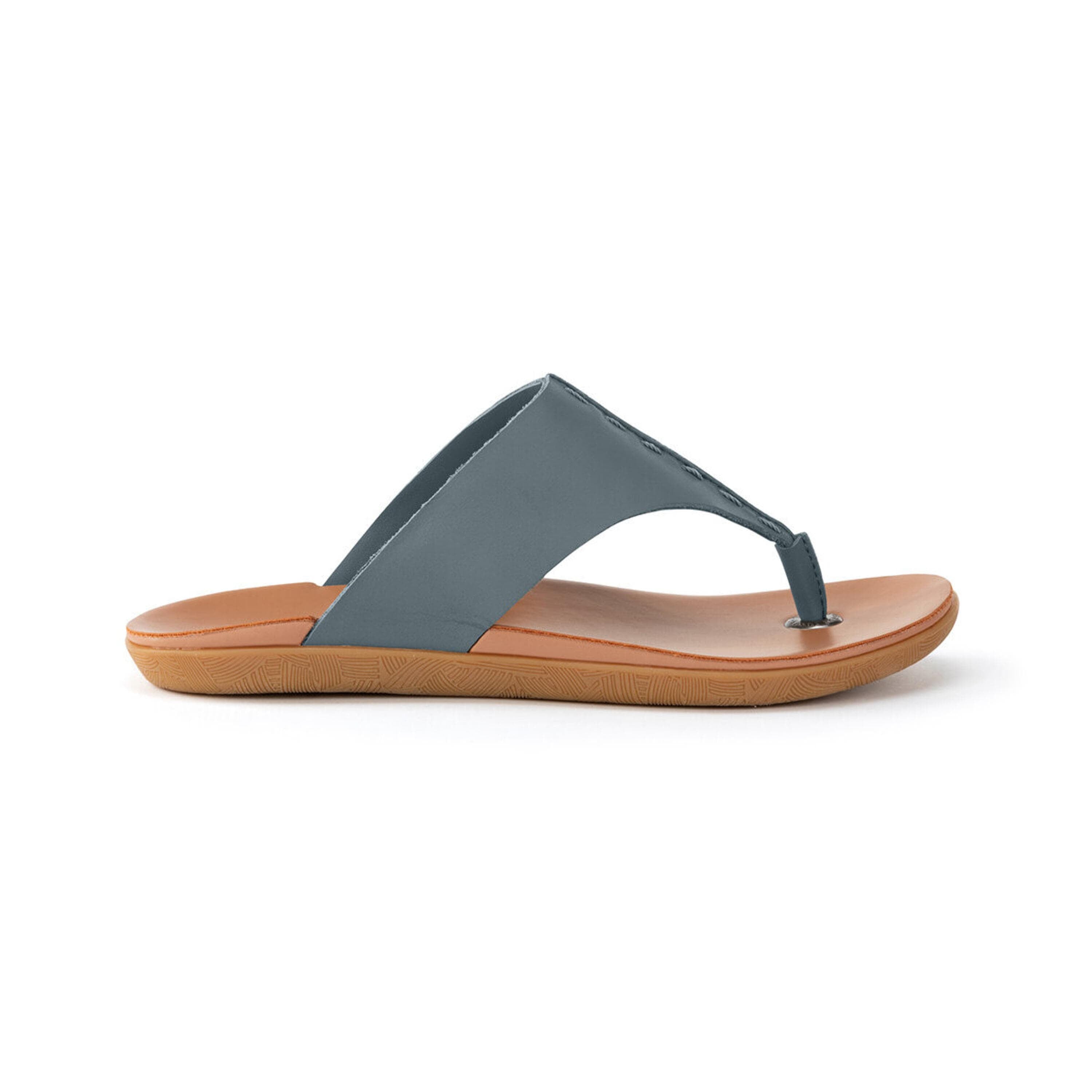 The Sak Los Feliz Sandal - Leather - Dusty Blue