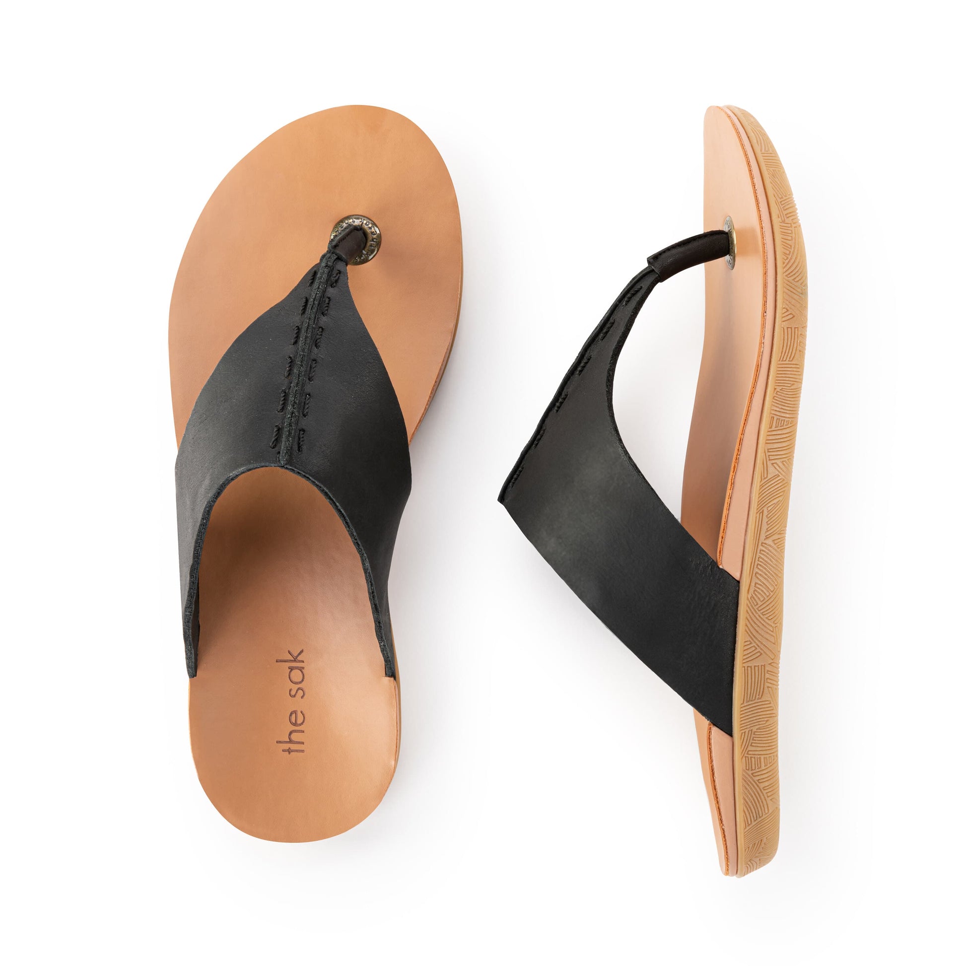 The Sak Los Feliz Sandals Leather - |Black|