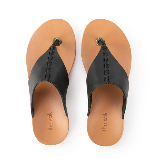 The Sak Los Feliz Sandals Leather - |Black|