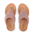 The Sak Shana Sandal - Hand Crochet - Seashell Medallion