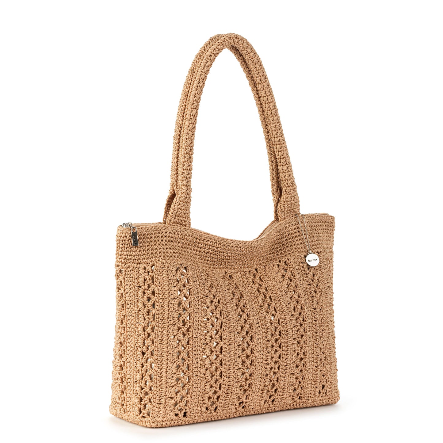 The Sak Crafted Classics Carryall Crochet - |Bamboo With Gold|