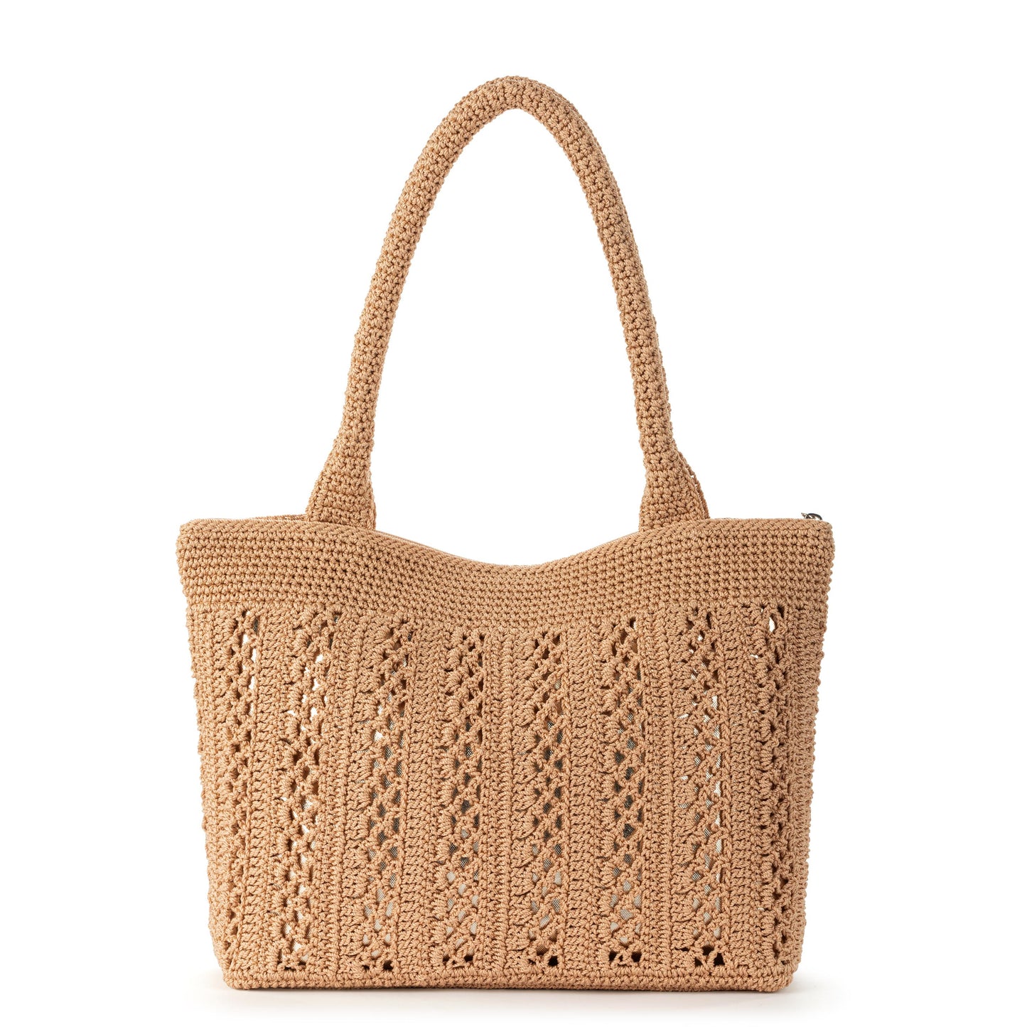 The Sak Crafted Classics Carryall Crochet - |Bamboo With Gold|