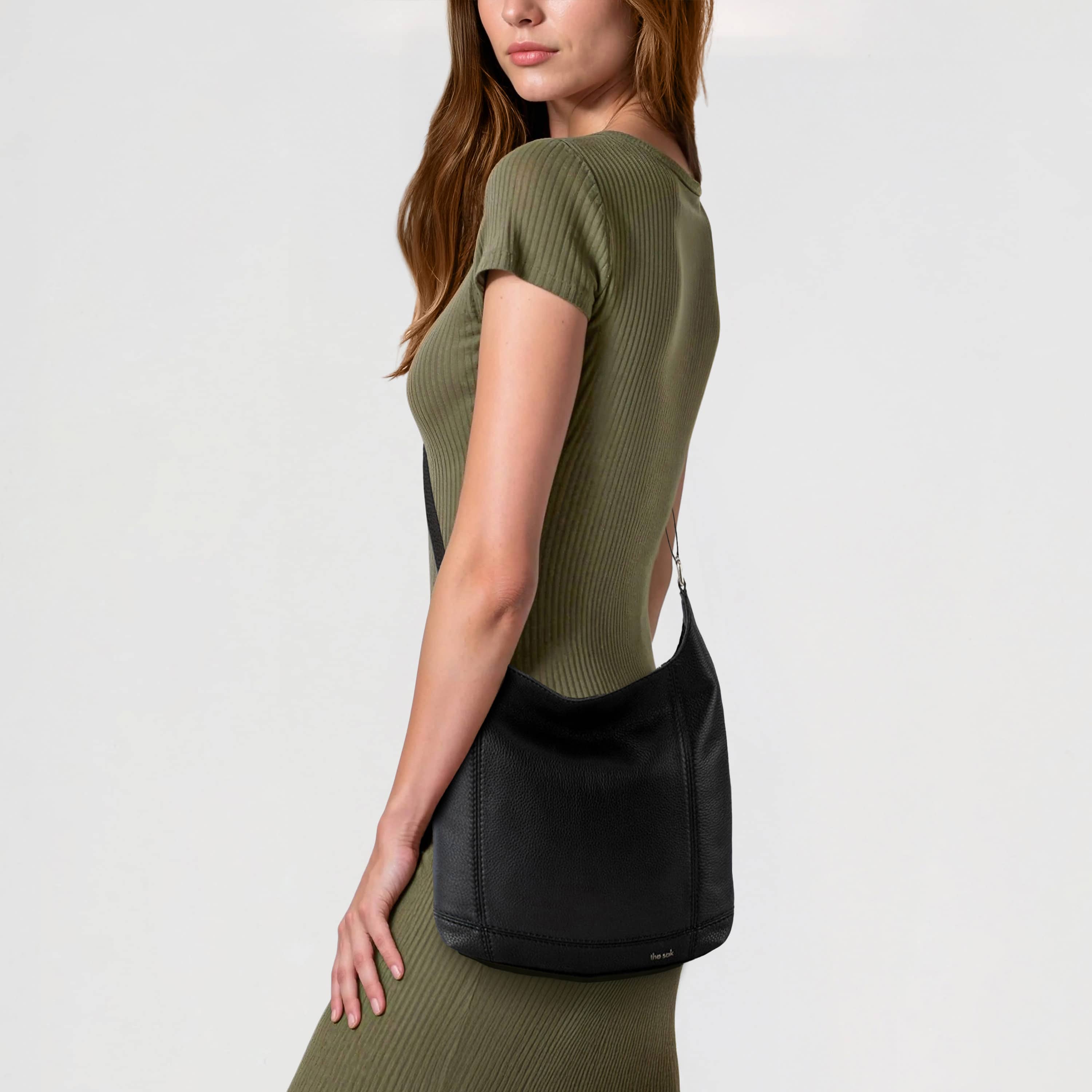 The Sak De Young Crossbody - Leather - Black