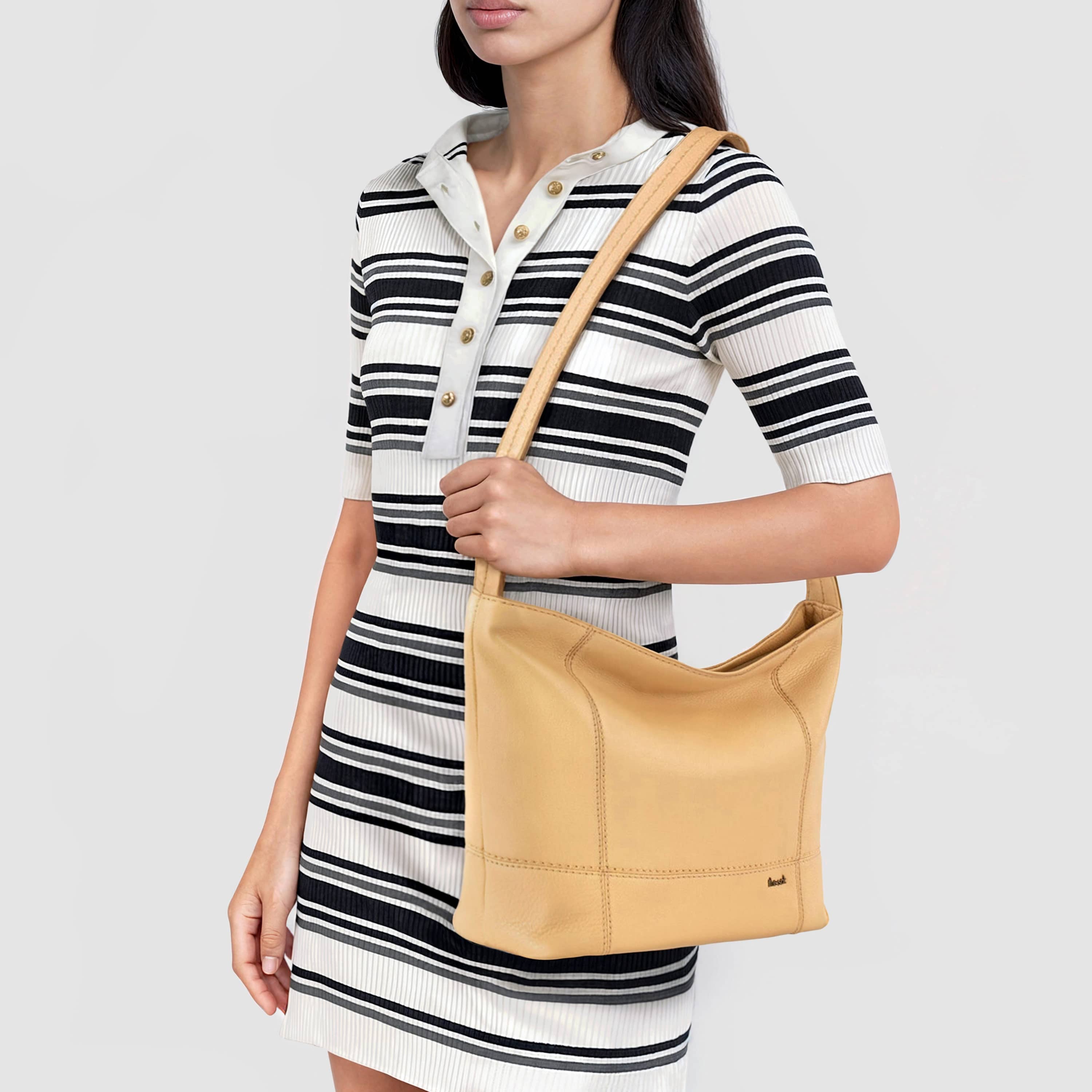 The Sak De Young Hobo - Leather - Buttercup