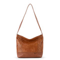 The Sak De Young Hobo - Leather - Tobacco Floral Embossed