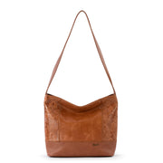 De Young Hobo - Leather - Tobacco Floral Embossed