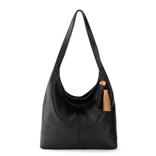 The Sak Huntley Hobo Leather - |Black|