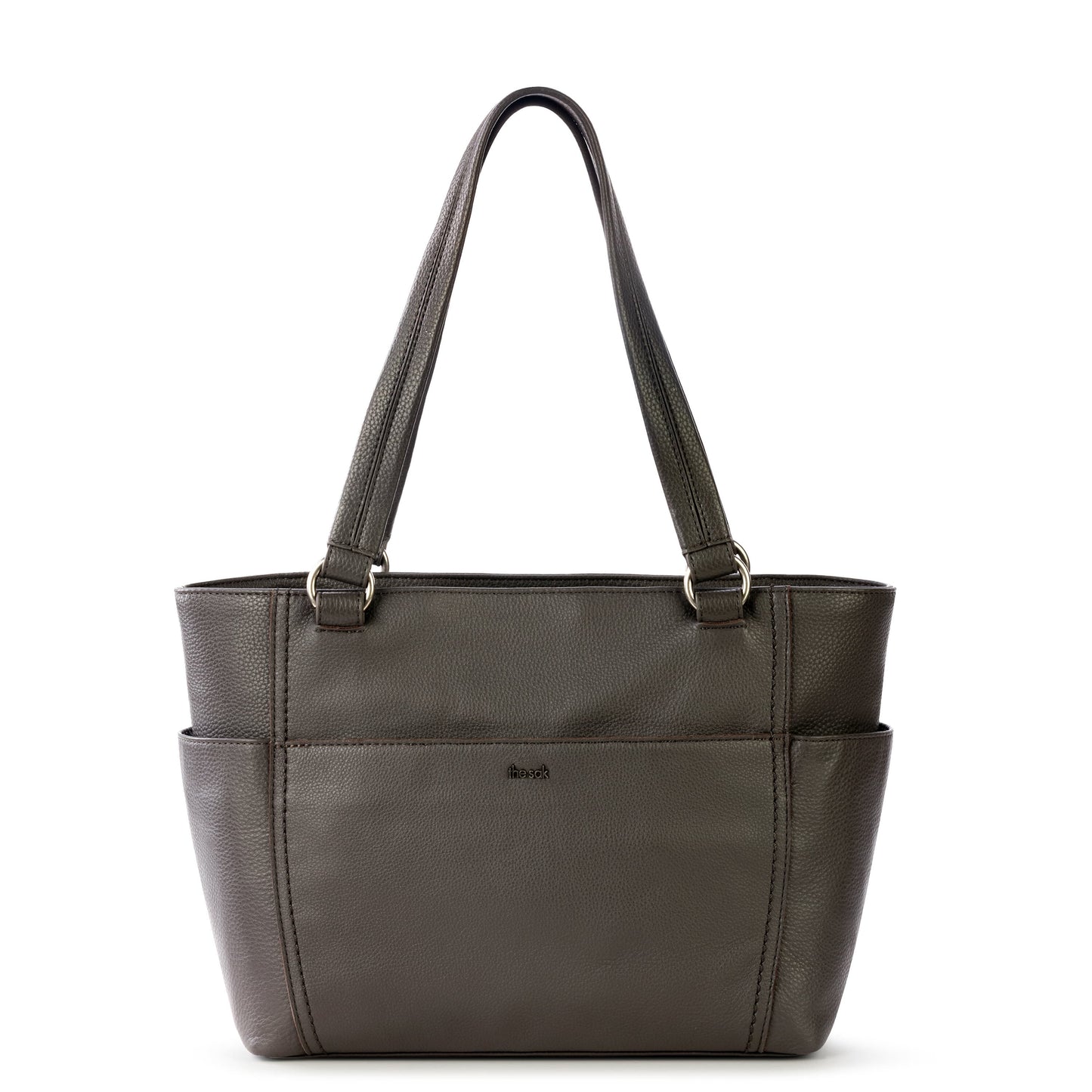 The Sak Ashby Satchel Leather - |Slate|