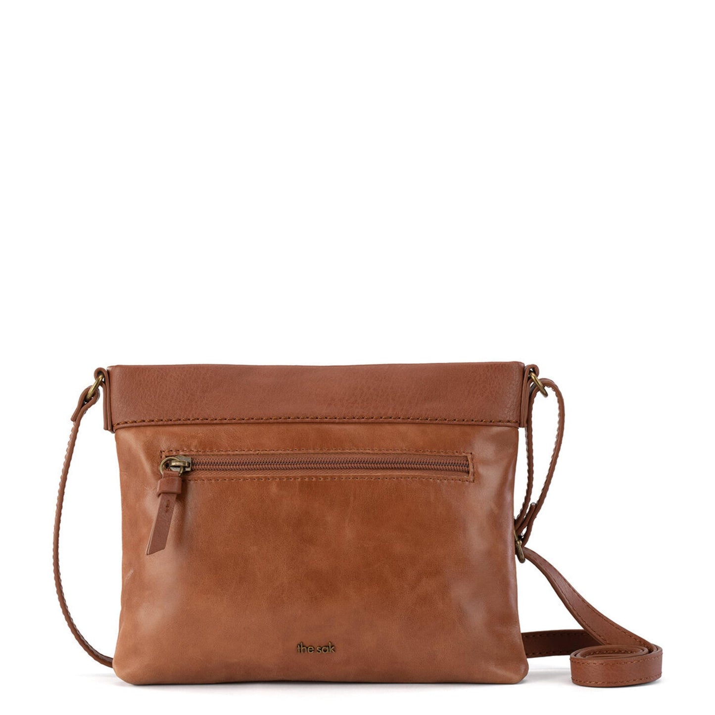 The Sak Sanibel Mini Crossbody Leather - |Tobacco Floral Embossed|