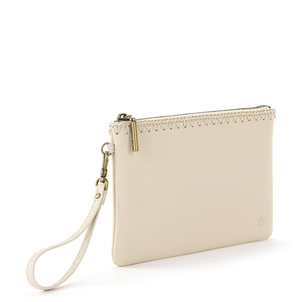 The Sak Vita Wristlet - Leather - Stone