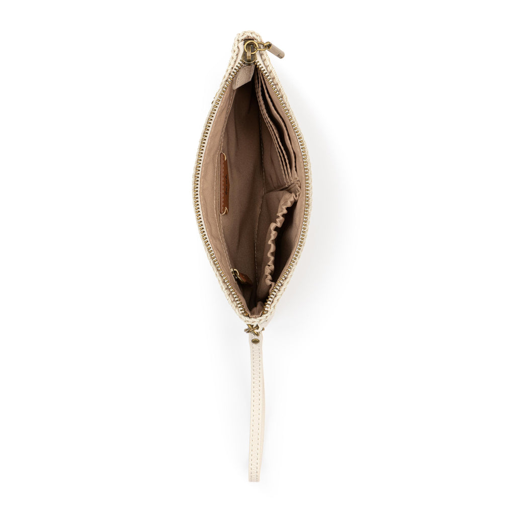 The Sak Vita Wristlet - Leather - Stone