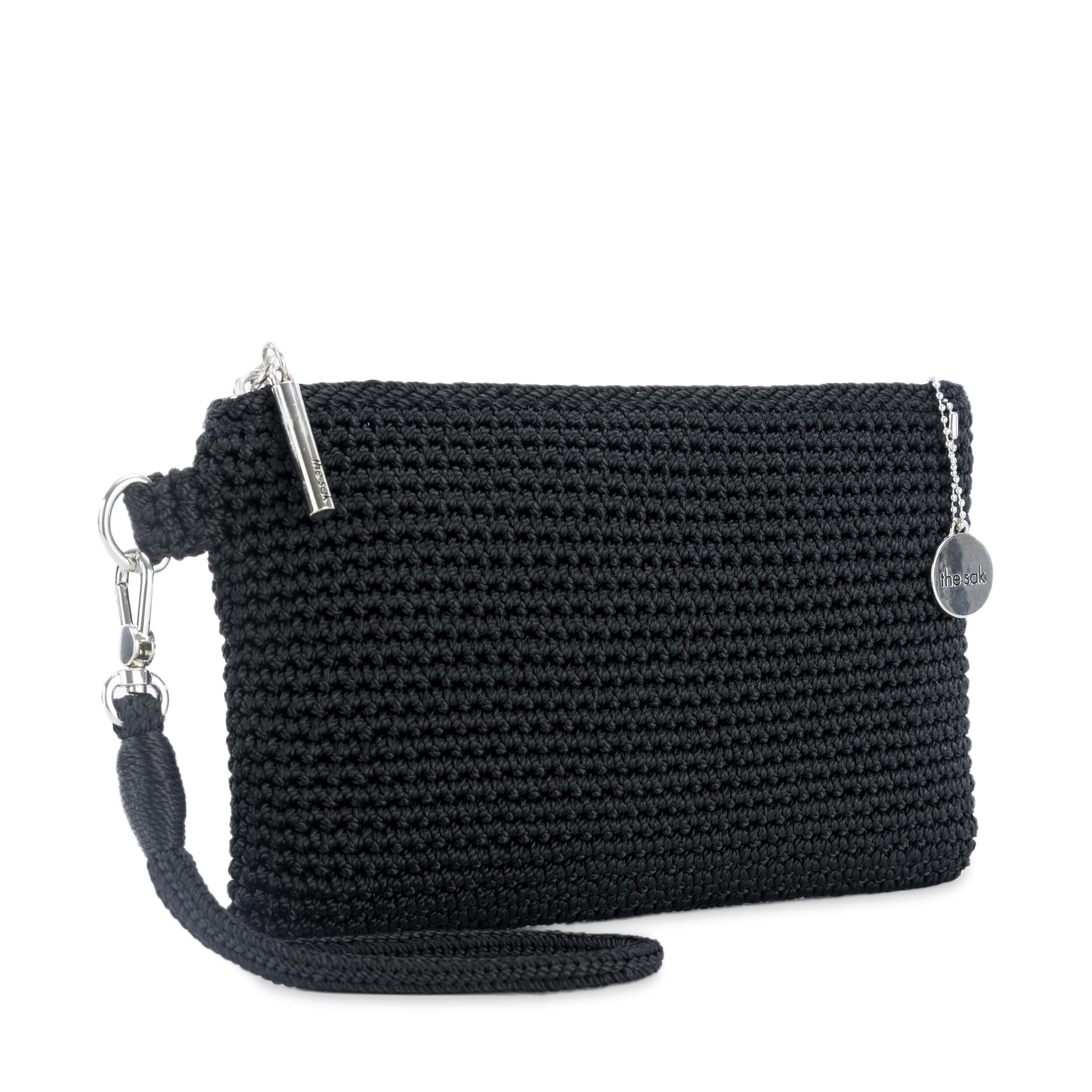 The Sak Vita Wristlet - Hand Crochet - Black
