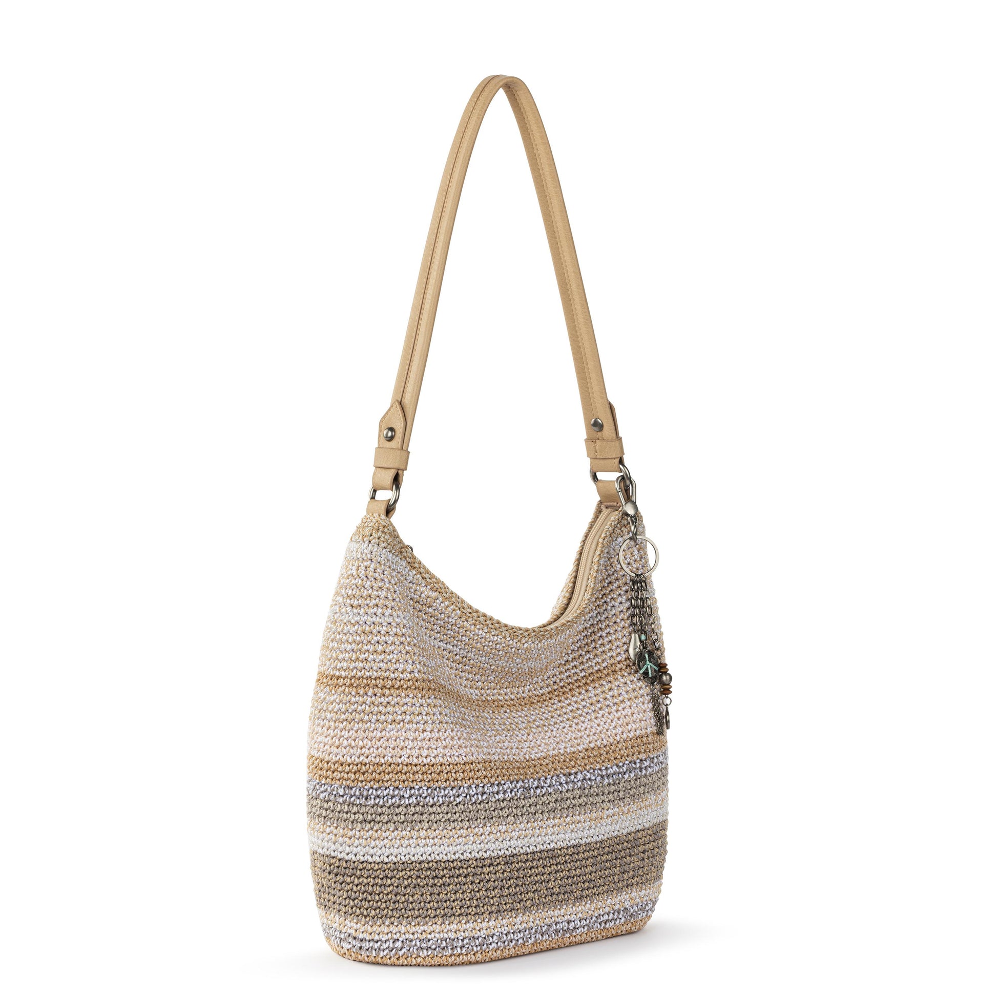 The Sak Sequoia Hobo Crochet - |Sand Stripe|
