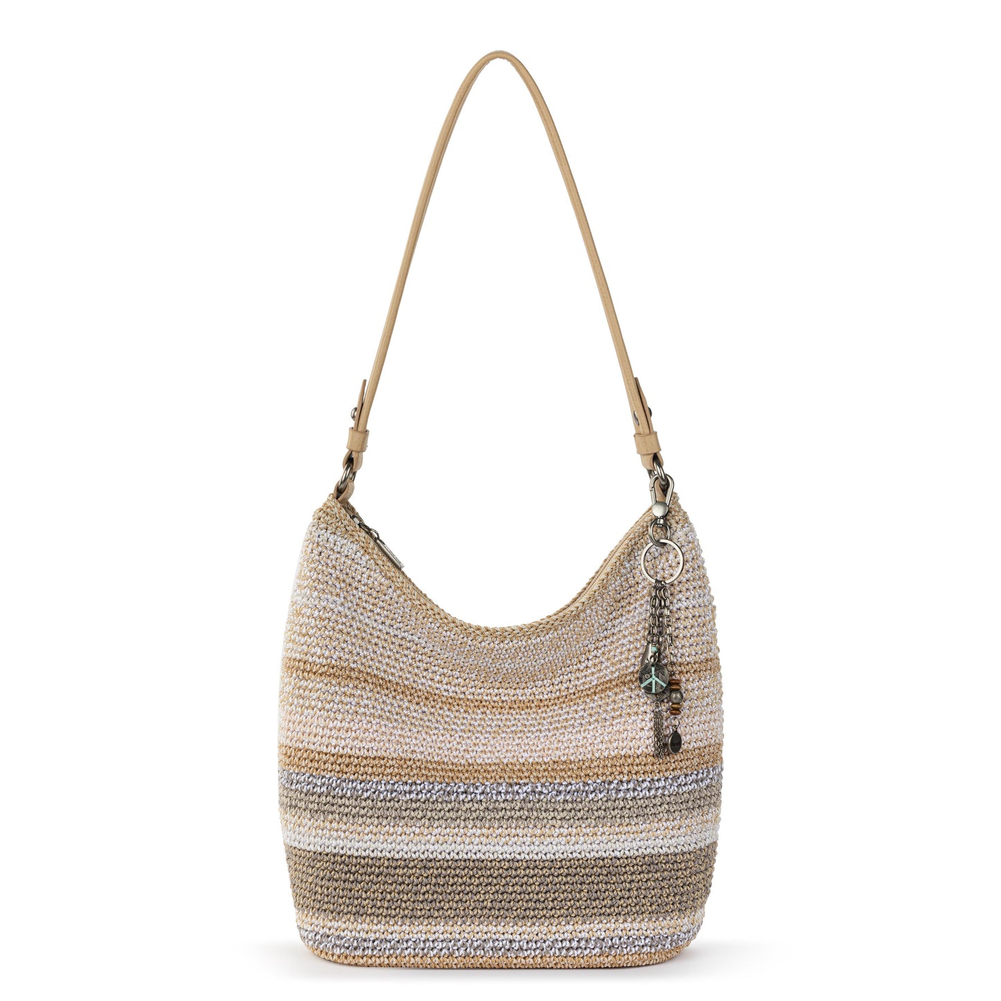 The Sak Sequoia Hobo Crochet - |Sand Stripe|