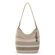 Sequoia Hobo - Hand Crochet - Sand Stripe