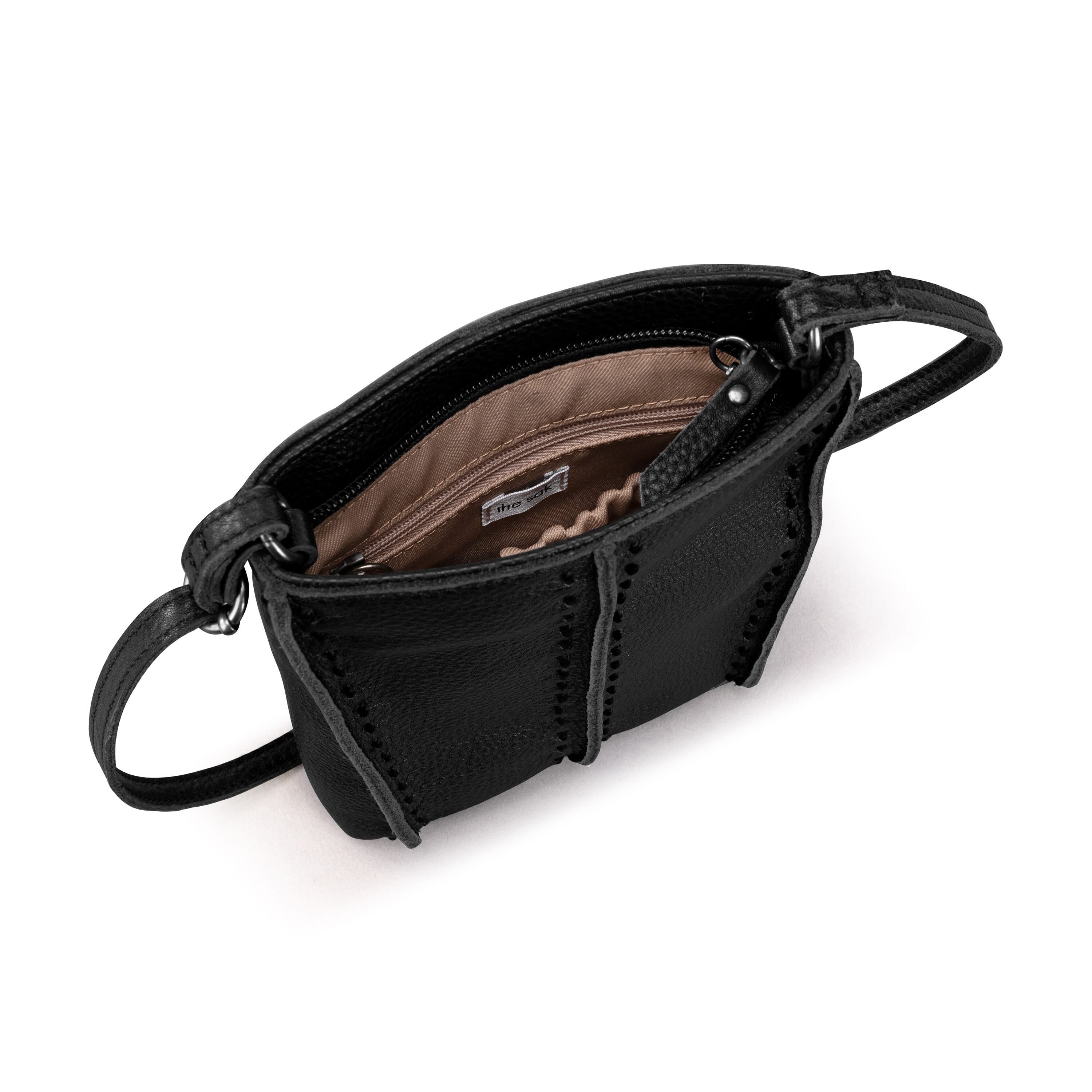 The Sak Los Feliz Mini Crossbody - Leather - Black
