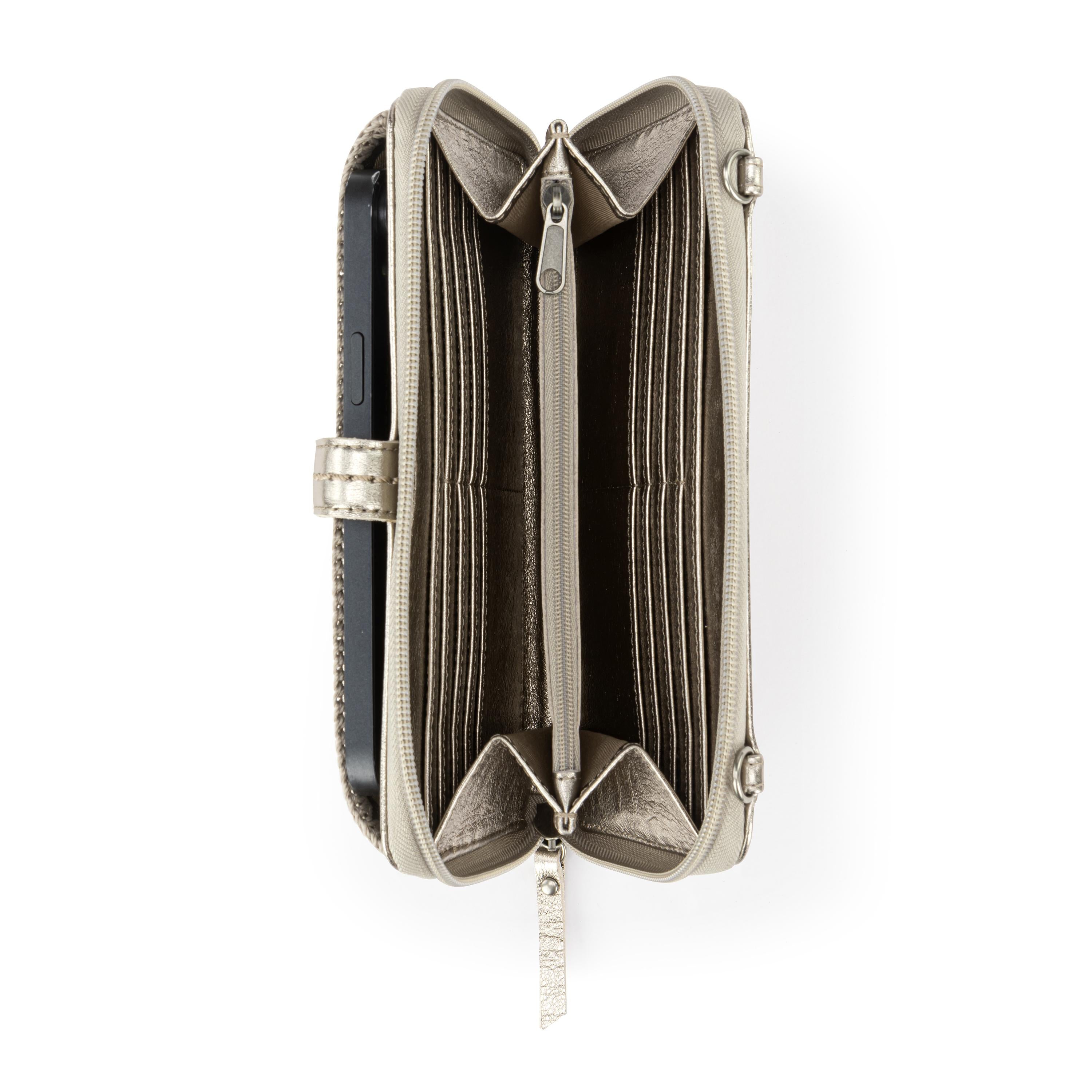 The Sak Iris Smartphone Wallet - Leather - Pyrite