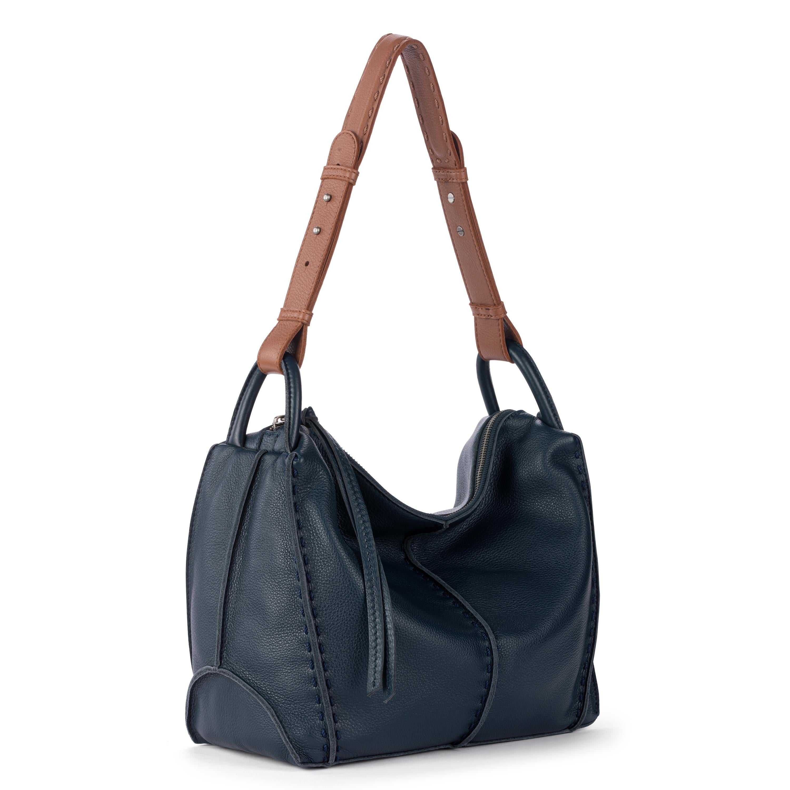 The Sak Los Feliz Hobo - Leather - Indigo