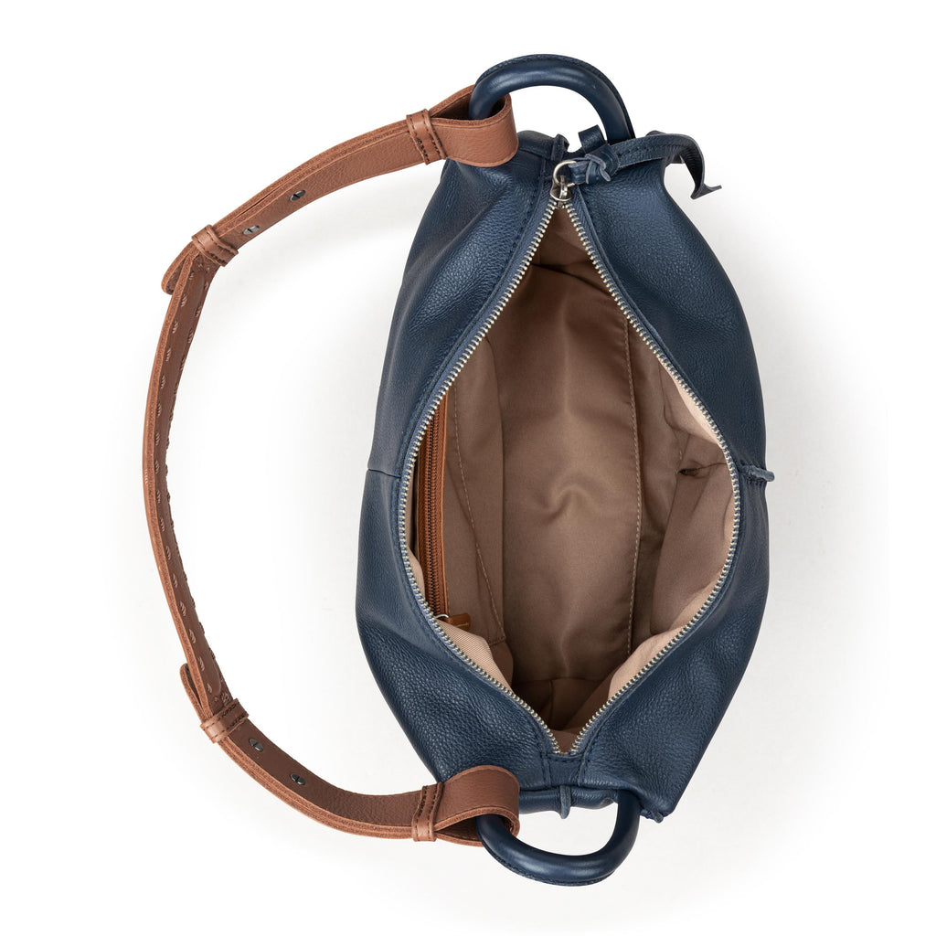The Sak Los Feliz Hobo - Leather - Indigo
