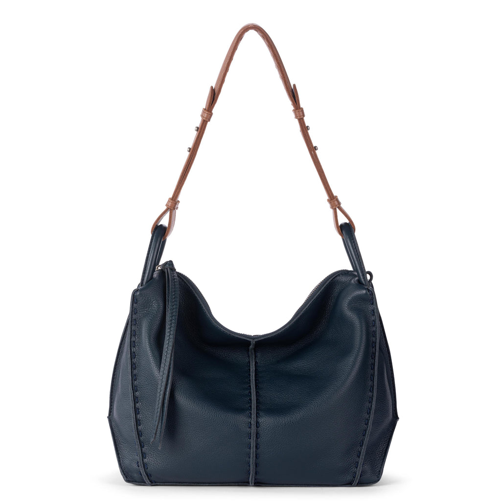 The Sak Los Feliz Hobo - Leather - Indigo
