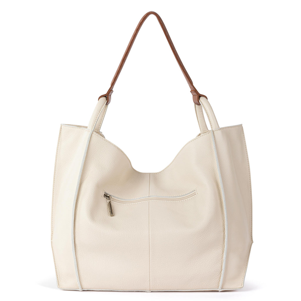 The Sak Los Feliz Large Tote - Leather - Stone