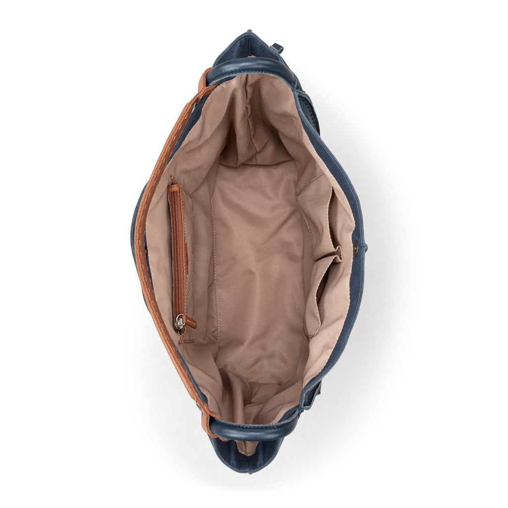 The Sak Los Feliz Large Tote - Leather - Indigo