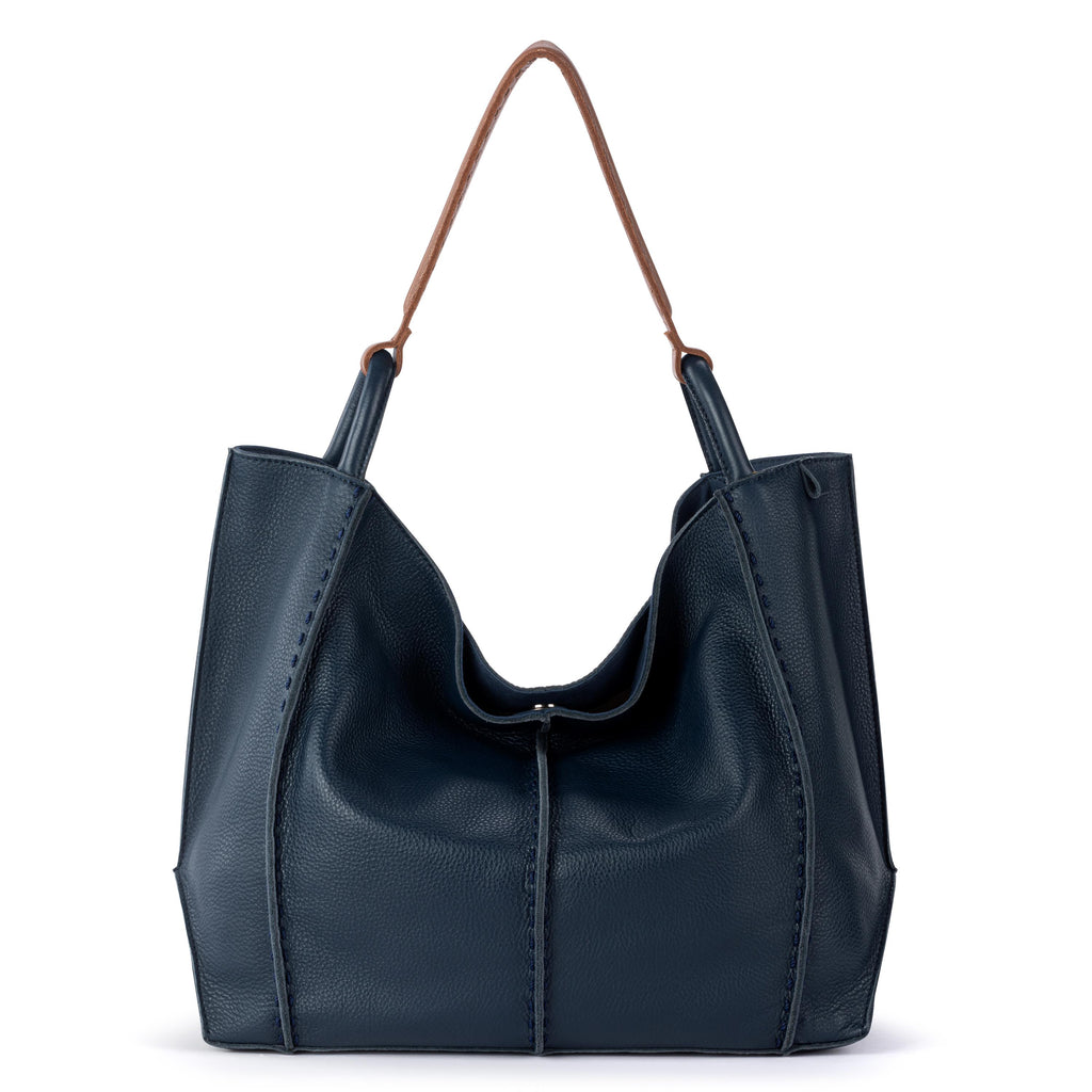 The Sak Los Feliz Large Tote - Leather - Indigo