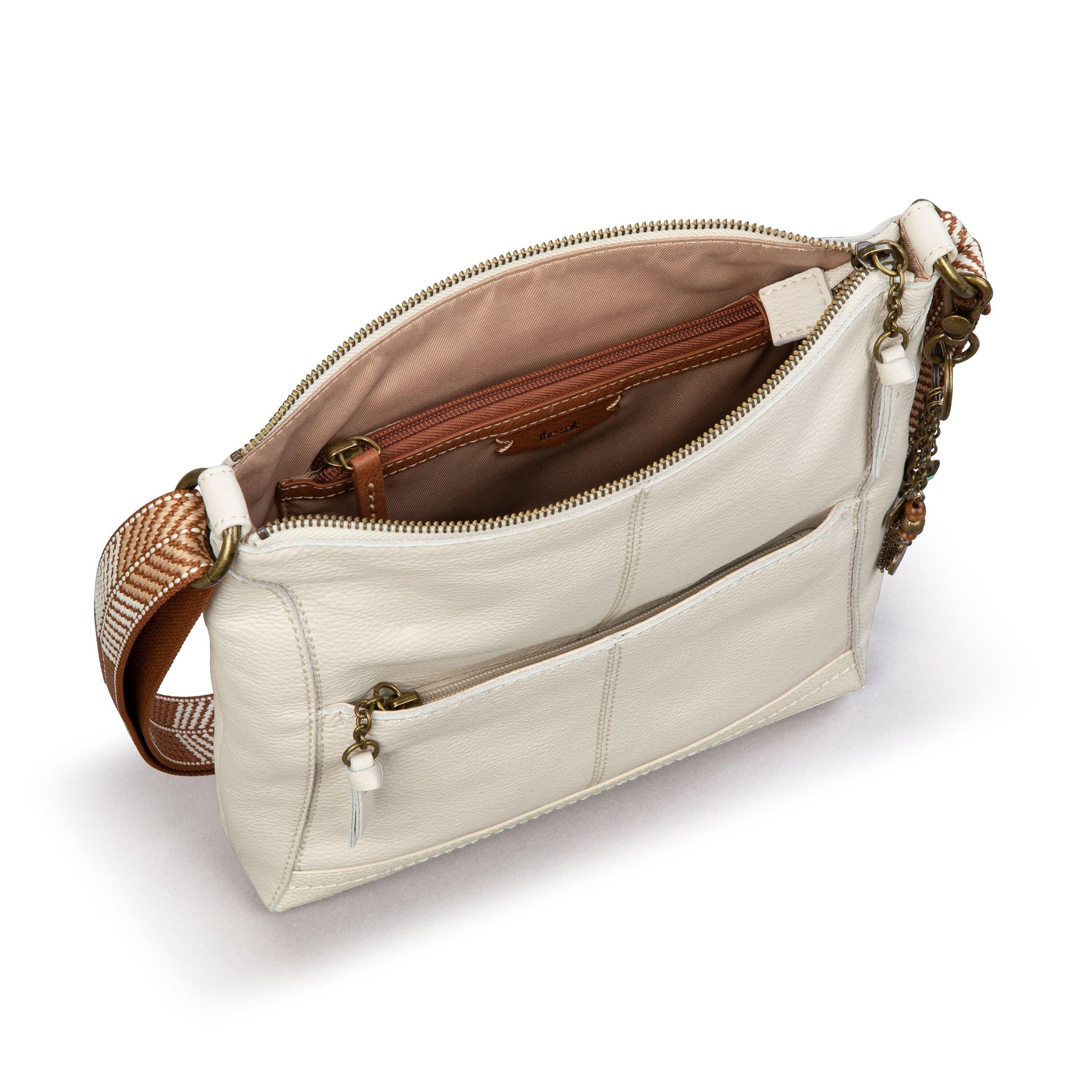 The Sak Lucia Crossbody Leather - |Stone|