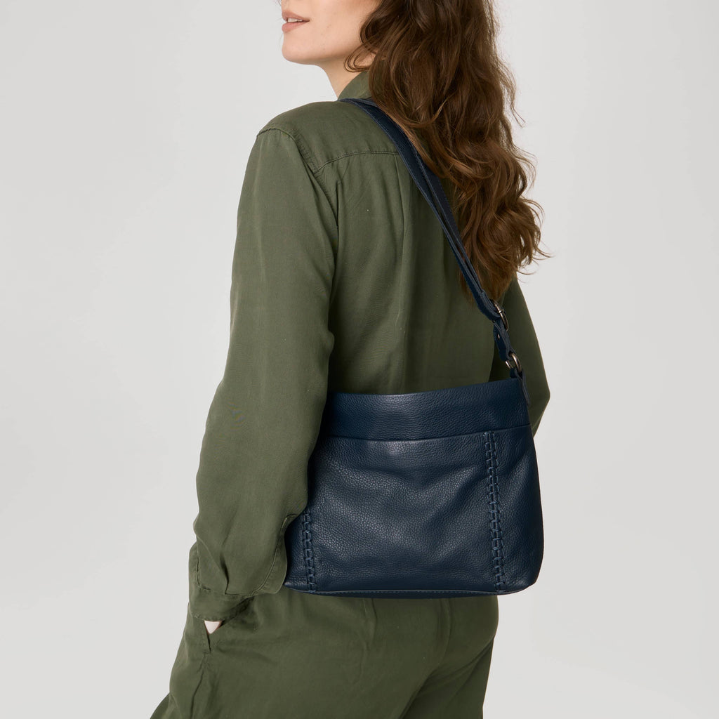 The Sak Melrose Crossbody - Leather - Indigo