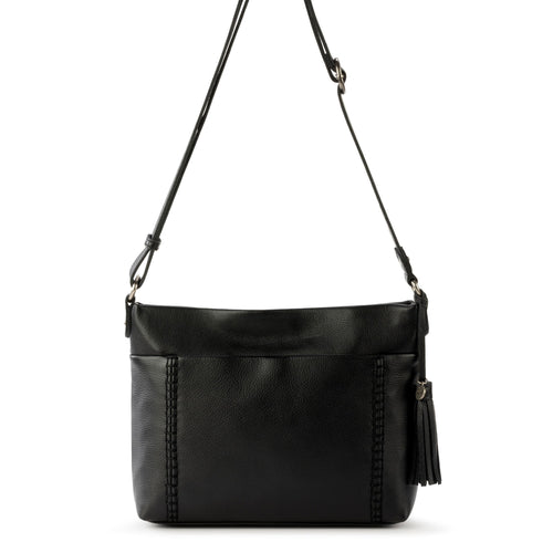 The Sak Melrose Crossbody - Leather - Black