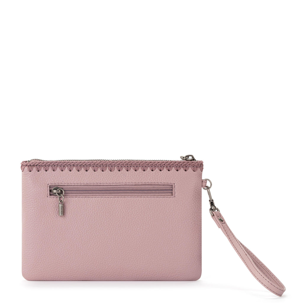 The Sak Vita Wristlet - Leather - Rosewood