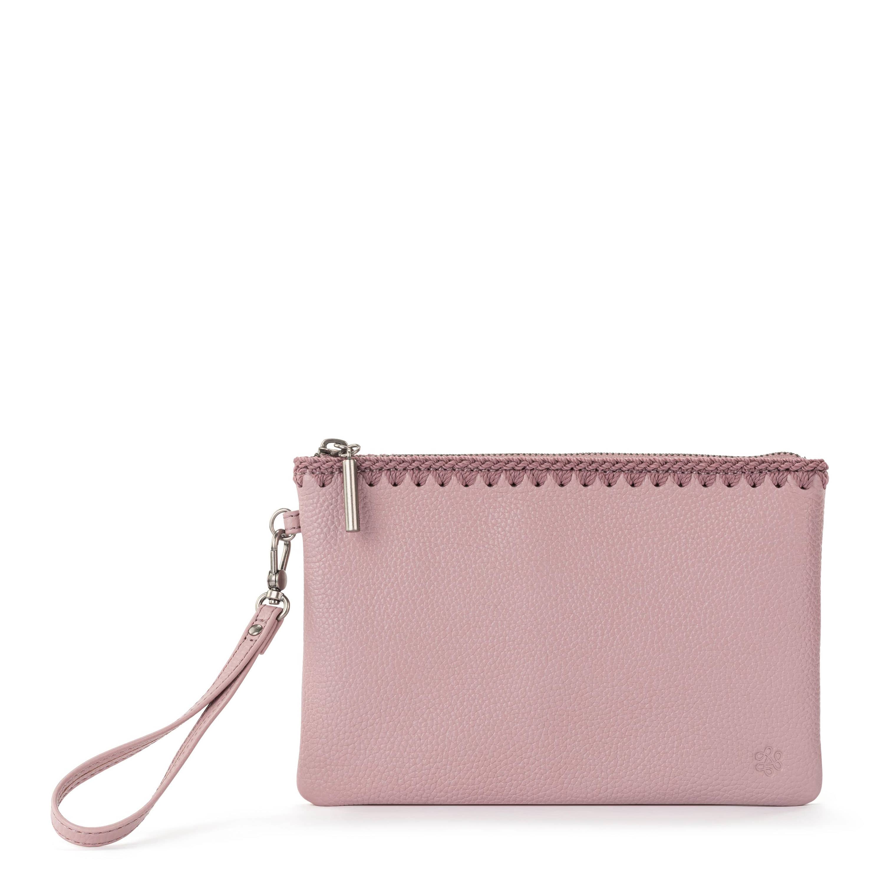 The Sak Vita Wristlet - Leather - Rosewood