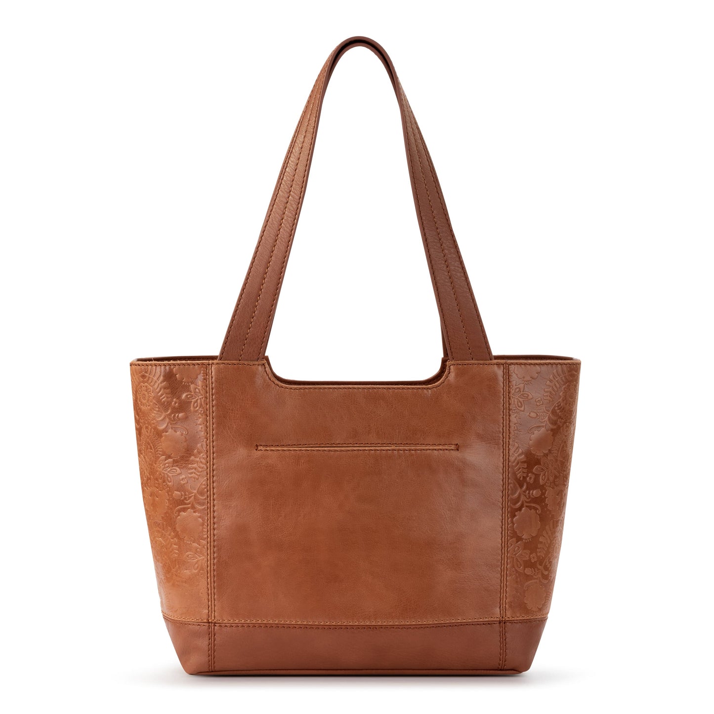 The Sak De Young Tote Leather - |Tobacco Floral Embossed|