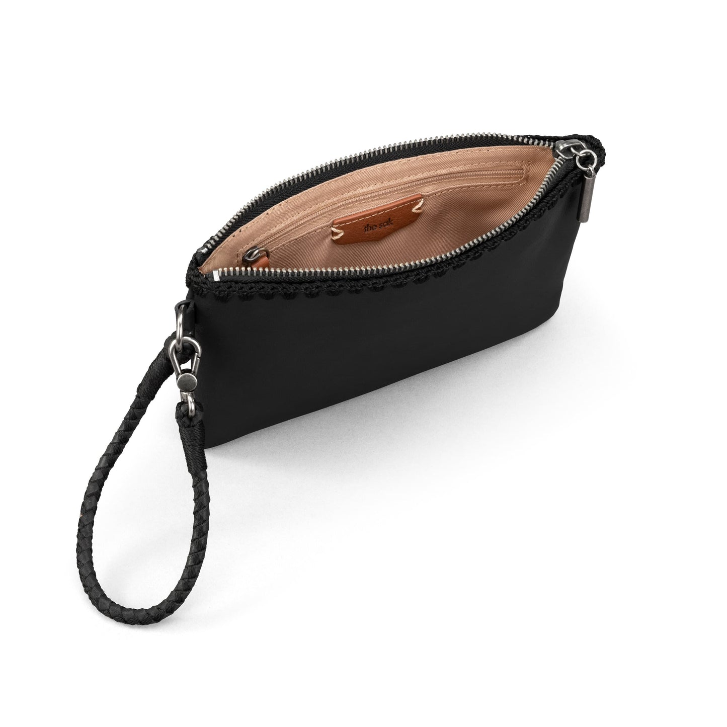 The Sak Vita Wristlet Leather - |Black|