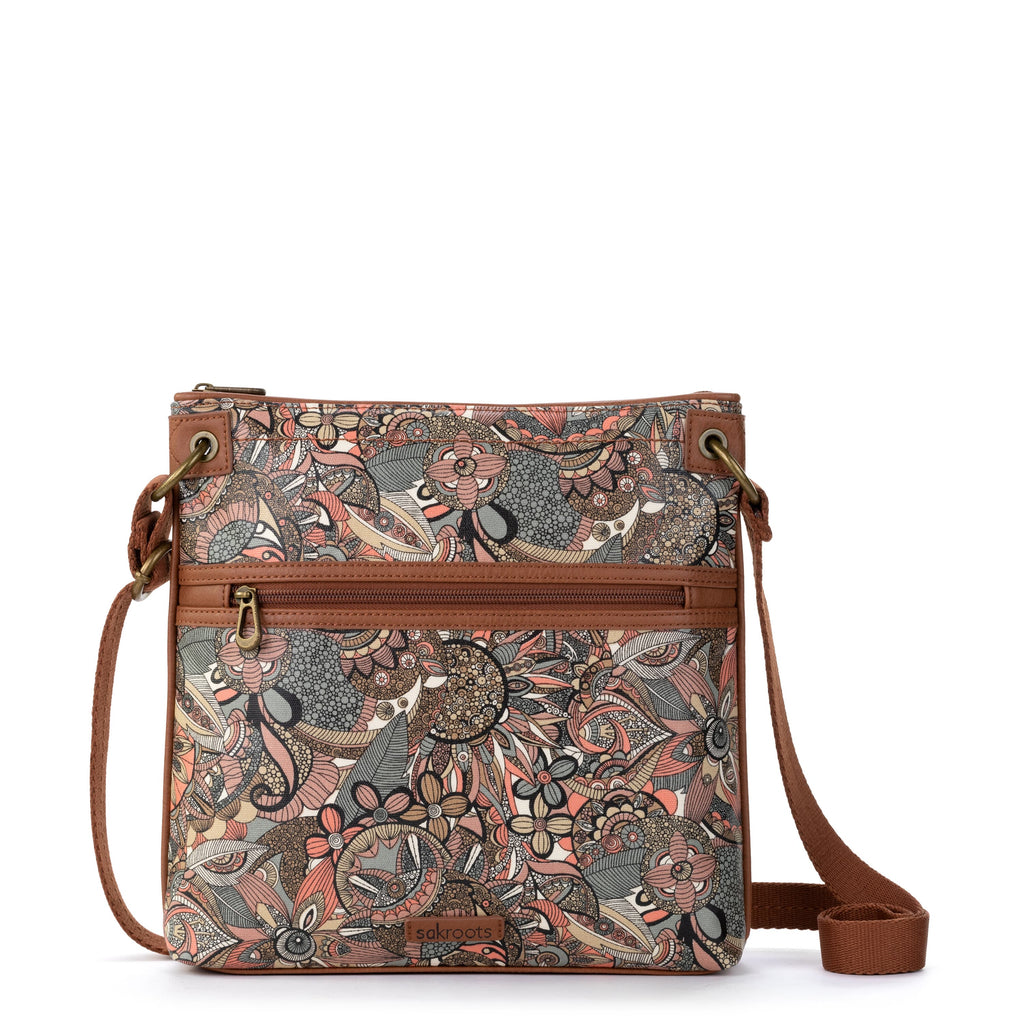 Sakroots Flat Crossbody - Canvas - Sienna Spirit Desert