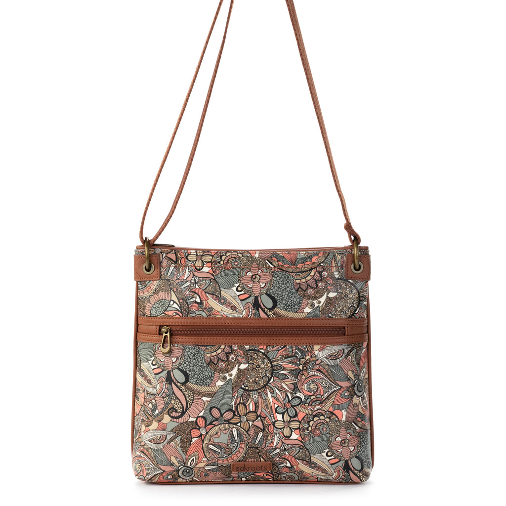 Sakroots Flat Crossbody - Canvas - Sienna Spirit Desert