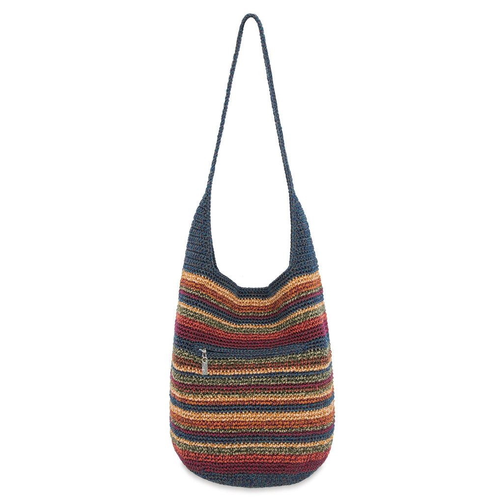 The Sak 120 Hobo - Hand Crochet - Woodland Stripe