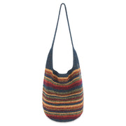 120 Hobo - Hand Crochet - Woodland Stripe