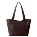 The Sak De Young Tote - Leather - Mahogany