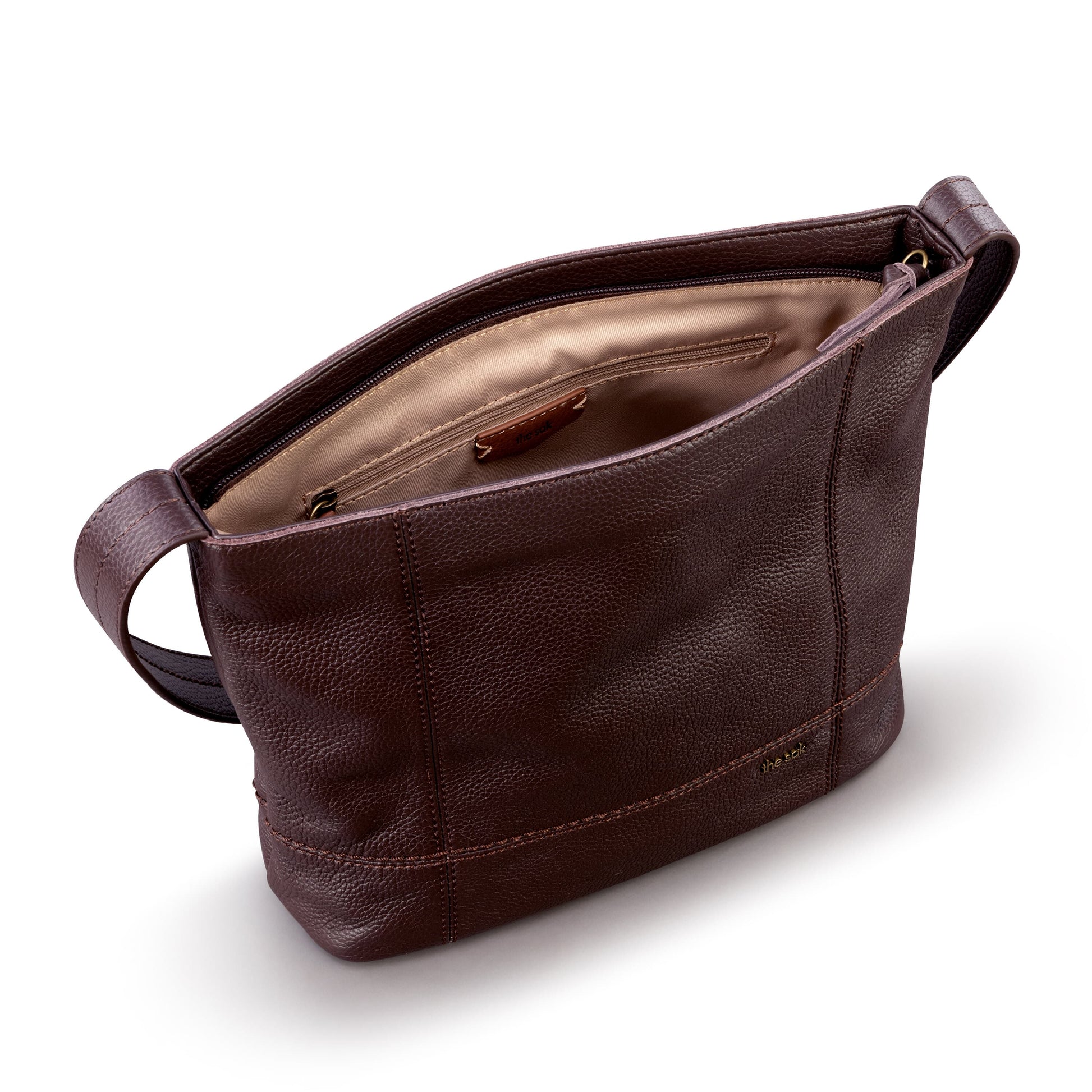 The Sak De Young Hobo Leather - |Mahogany|