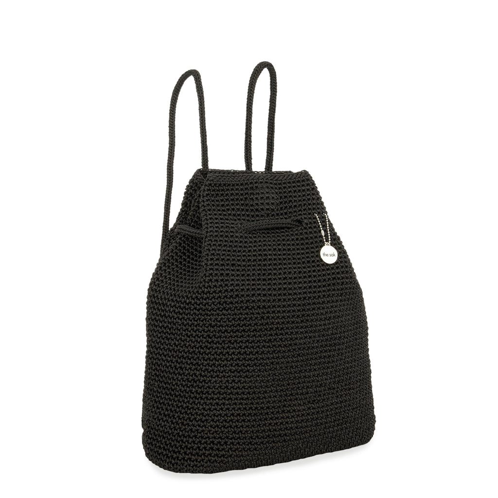 The Sak Dylan Large Backpack - Hand Crochet - Black