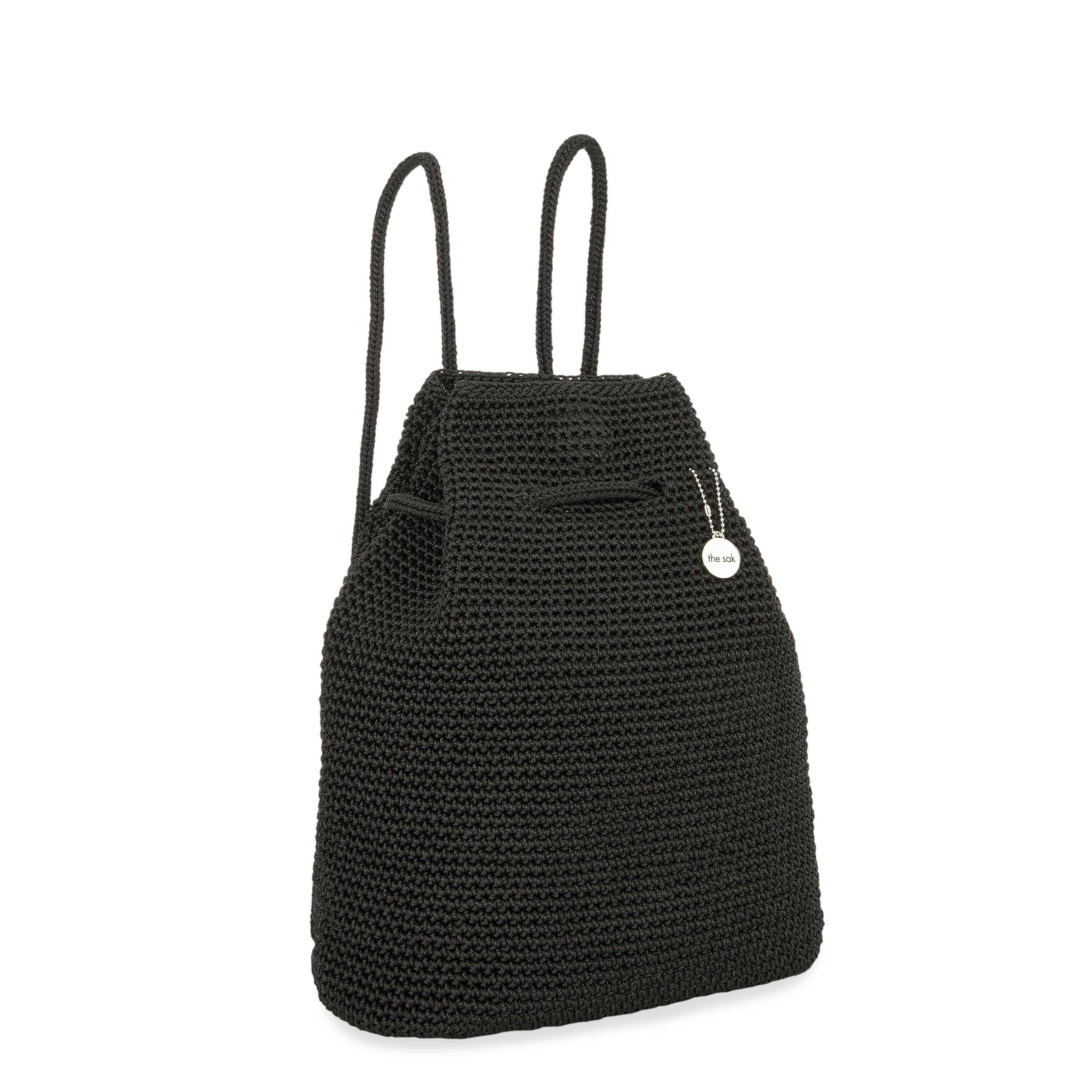 The Sak Dylan Large Backpack - Hand Crochet - Black
