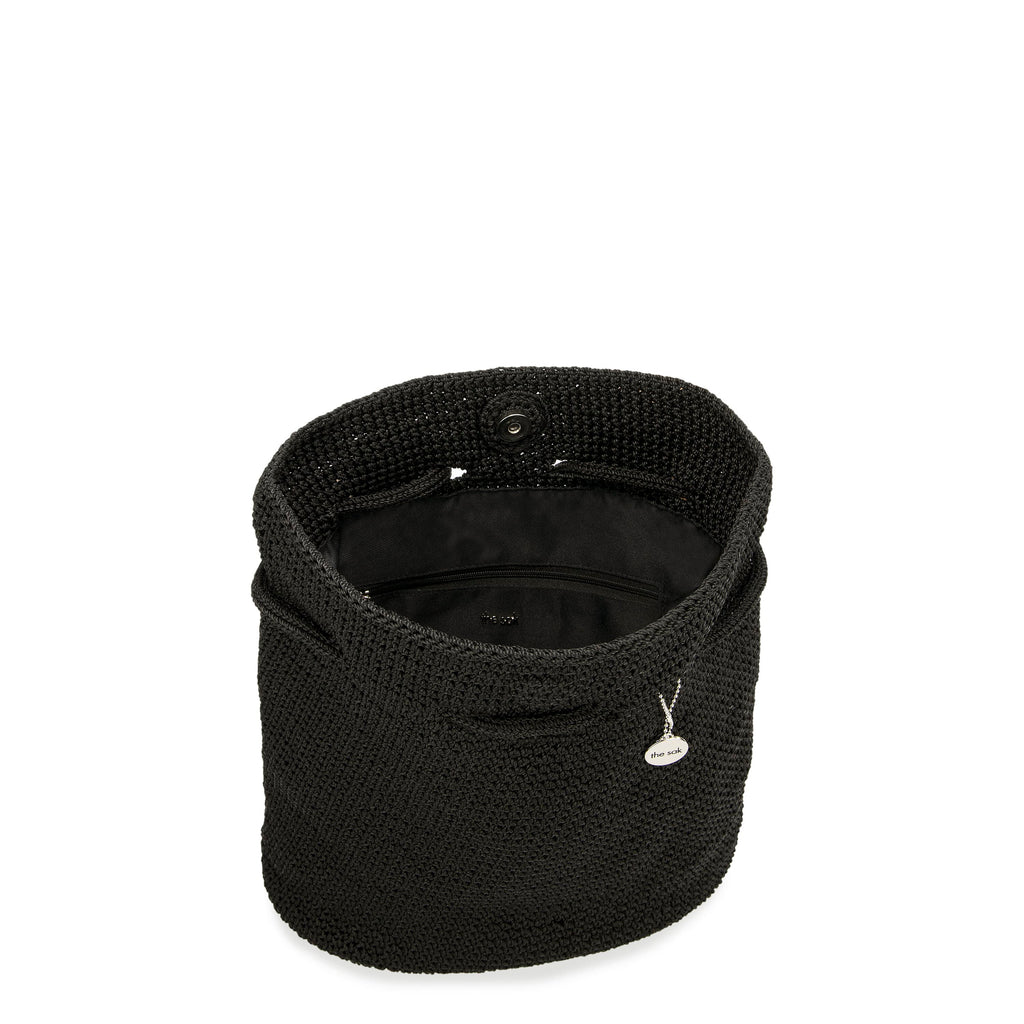 The Sak Dylan Large Backpack - Hand Crochet - Black