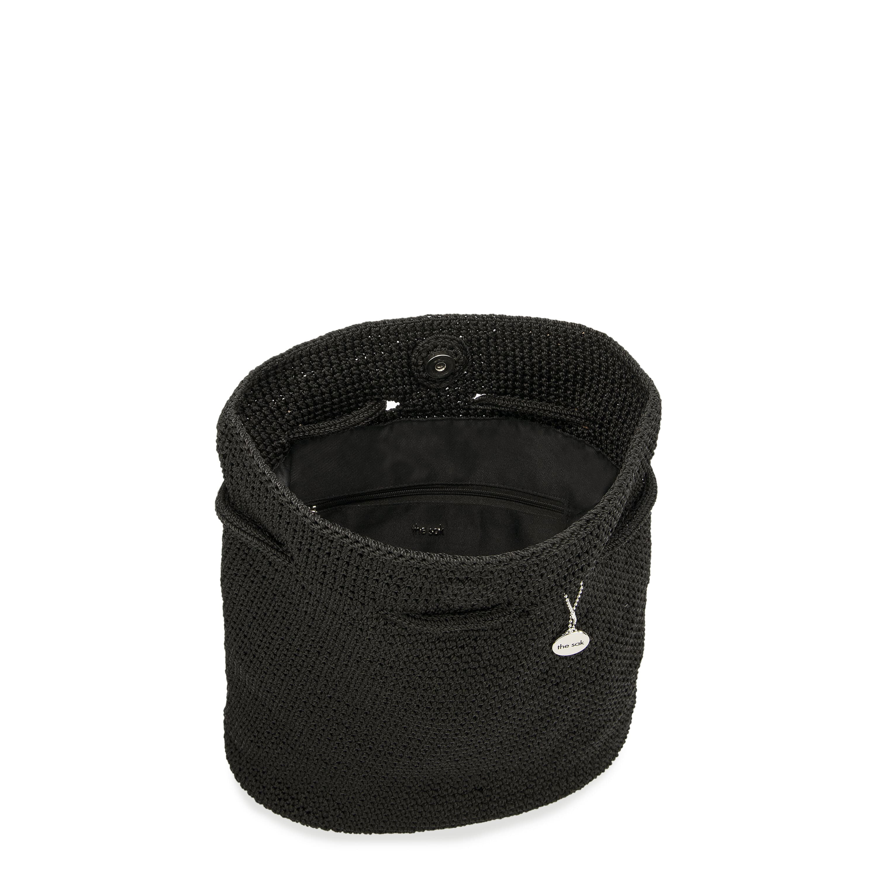 The Sak Dylan Large Backpack - Hand Crochet - Black