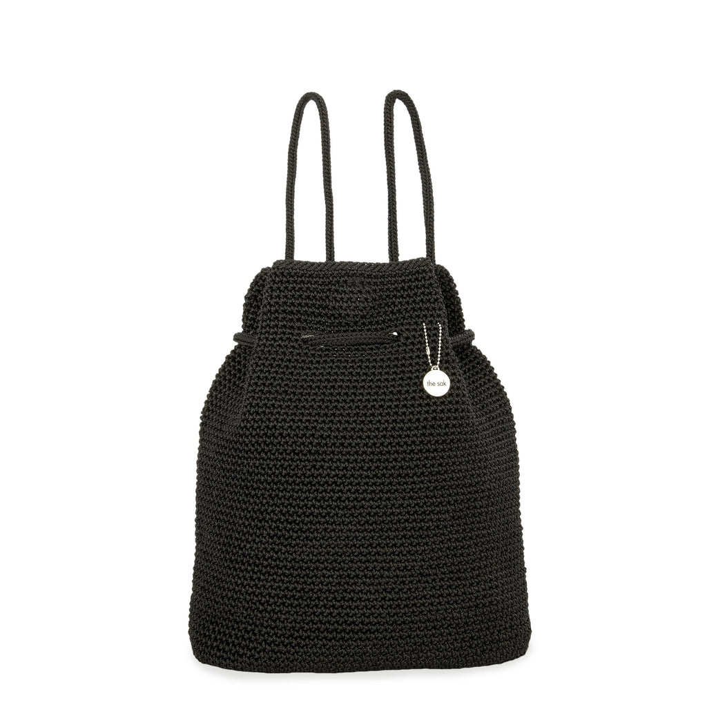 The Sak Dylan Large Backpack - Hand Crochet - Black